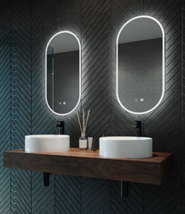 Bathroom Mirrors Perth - LED Mirrors - Backlit Mirror - Tuck Plumbing ...