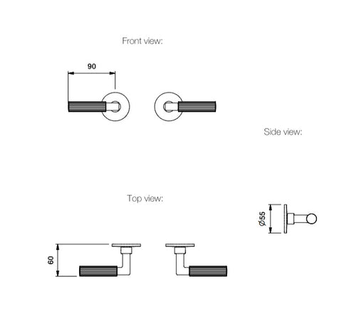 Brodware Vienna Wall Taps