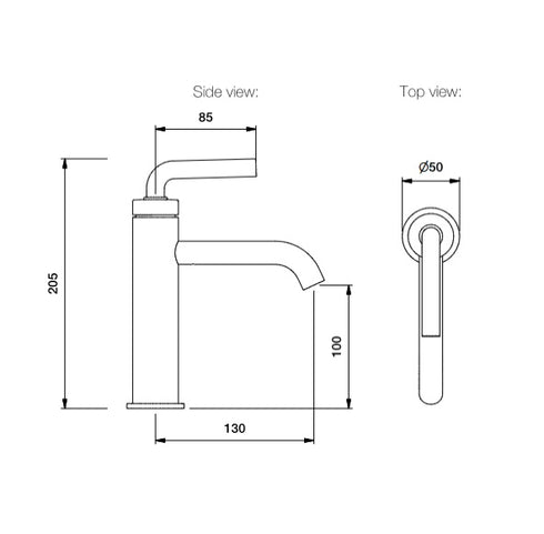 Brodware Nanobar Basin Mixer