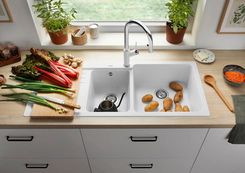 Blanco Naya 8S 1 & 3/4 Bowl Sink With Drainer