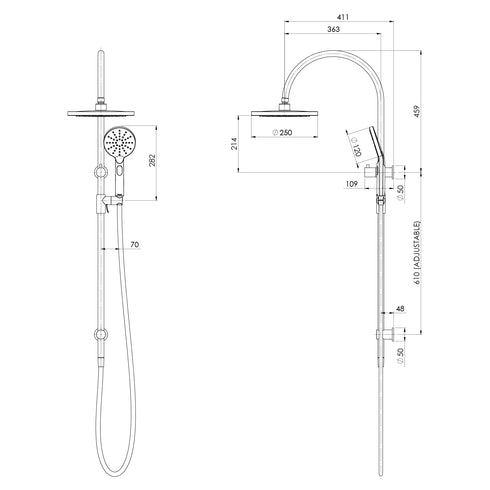 Phoenix Vivid MKII Twin Shower