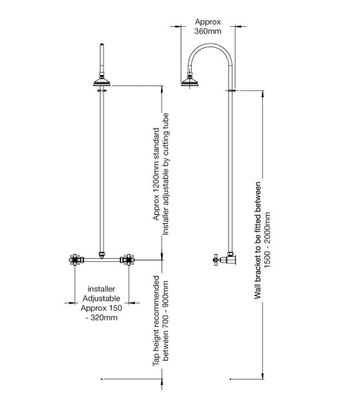 Rainware Bribie 2003 Outdoor Shower