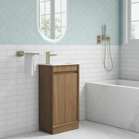 Aulic Ravia 450mm Mini Bathroom Vanity | Wall Hung & Floor Standing
