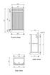 Aulic Ravia 450mm Mini Bathroom Vanity | Wall Hung & Floor Standing
