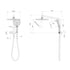 Phoenix Ormond Compact Twin Shower