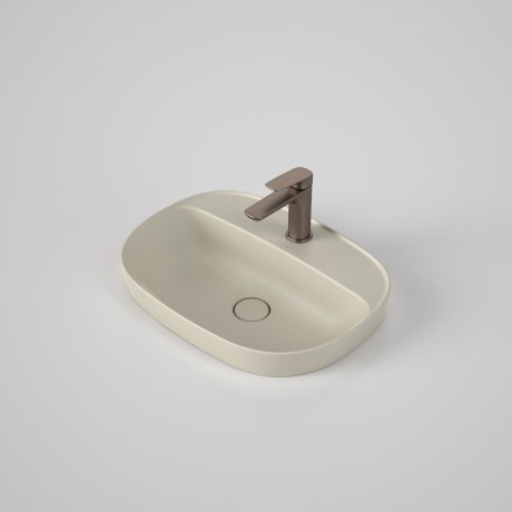 Caroma Contura II 530mm Inset Basin with Tap Landing