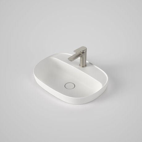 Caroma Contura II 530mm Inset Basin with Tap Landing
