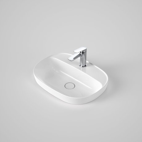Caroma Contura II 530mm Inset Basin with Tap Landing