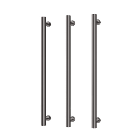 Phoenix Vertical Heated Triple Towel Rail 800mm