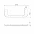 Caroma Contura II Hand Towel Rail