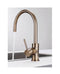 Antique Brass Gooseneck Sink Mixer