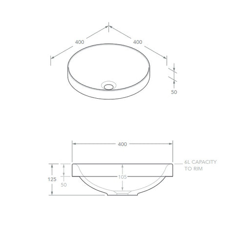 ADP Respect Semi Inset Basin