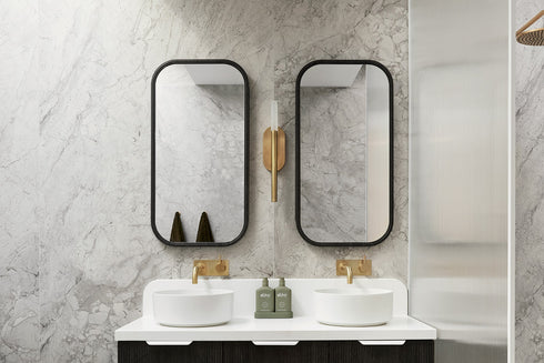 ADP Quinn Mirrored Shaving Cabinet