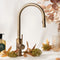 Antique Brass Pullout Sink Mixer