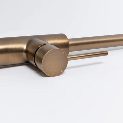 Antique Brass Pullout Sink Mixer