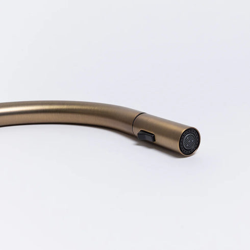 Antique Brass Pullout Sink Mixer