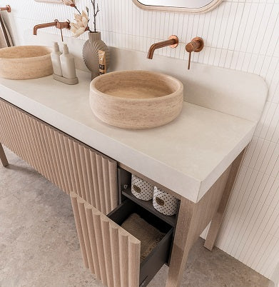 ADP Arlo Travertine Above Counter Basin