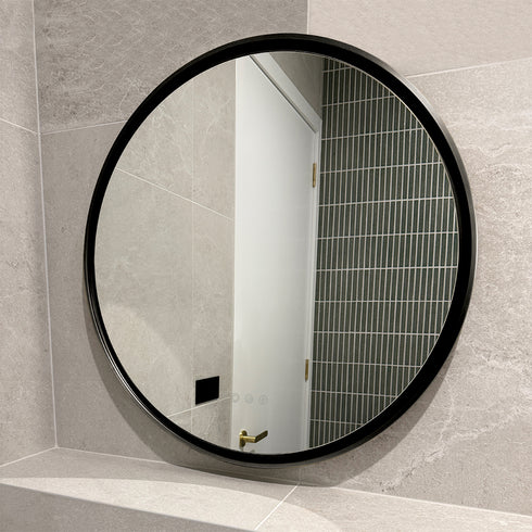 Radiant OLËK Aura Round 60 LED Framed Mirror