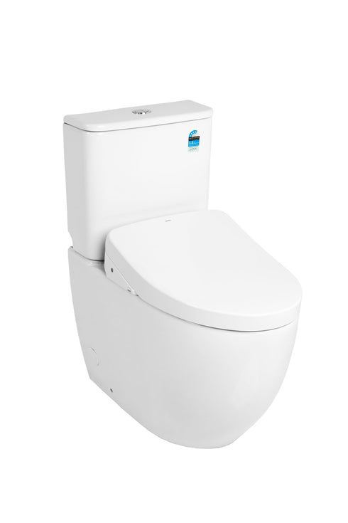 B&H Elongated BTW Toilet with Toto Remote Control S7 Washlet TCF47360GAU