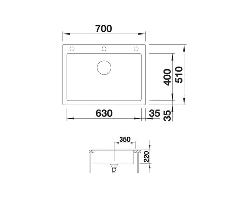 Blanco Pleon 8 Inset Sink