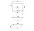 Cattura Rectangular Under Counter Basin