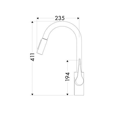 Hansgrohe Cento Variac XL Pullout Mixer