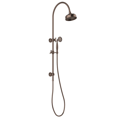 Phoenix Cromford Twin Shower System 210mm Rose