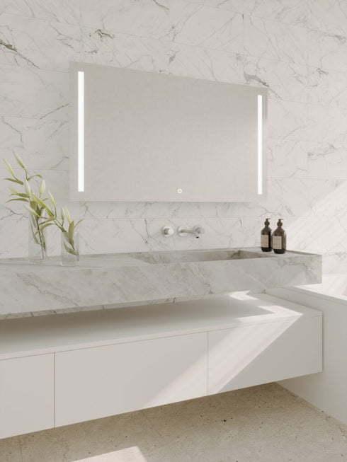 Remer Duo Front Lit LED Bathroom Mirror