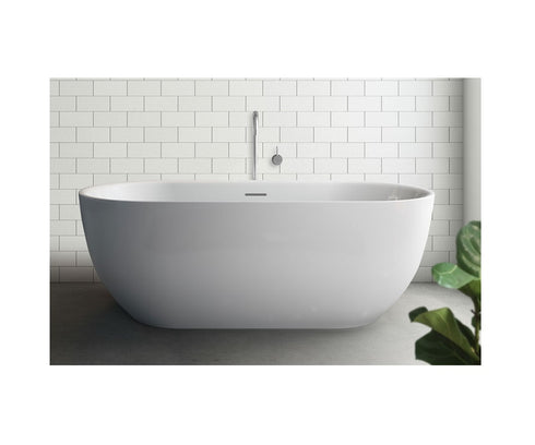 Decina Valentina Matte White Oval Freestanding Bath