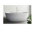 Decina Valentina Matte White Oval Freestanding Bath