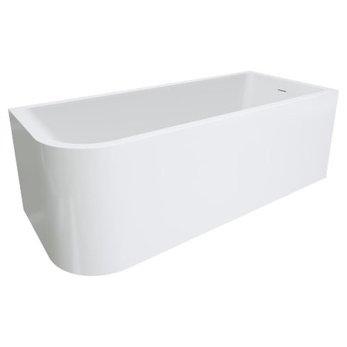 Fienza Hustle Left Hand Curve Acrylic Corner Bath