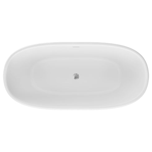 Fienza Eden Freestanding Acrylic Bath 1750mm Gloss White