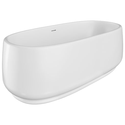 Fienza Eden Freestanding Acrylic Bath 1750mm Gloss White