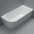 Fienza Isabella 1500 Left-Hand Acrylic Corner Bath
