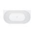 Fienza Eleanor 1500 Fluted Back To Wall Bath
