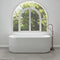 Fienza Eleanor 1500 Fluted Back To Wall Bath
