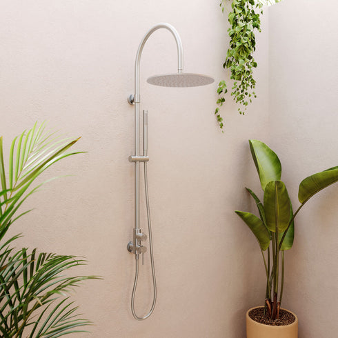 Fienza Kaya 316 Stainless Steel Outdoor Twin Shower