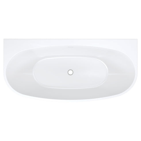 Fienza Keeto Back To Wall Bath | 1500mm & 1700mm | Gloss White Acrylic
