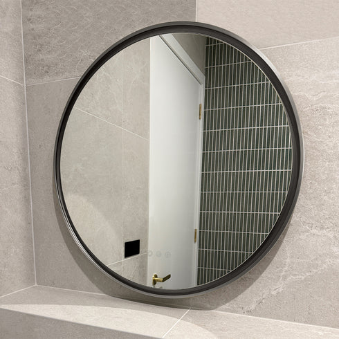 Radiant OLËK Aura Round 60 LED Framed Mirror