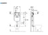 Geberit Sigma 8 Inwall Cistern - Floor Standing Wall Face Pan
