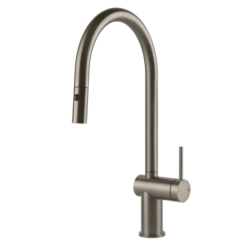 Gessi Inedito Goose Neck Pull Out Spray Mixer