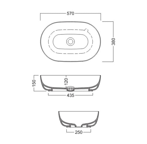 Happy Hour 57 Above Counter Basin
