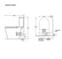 Space Solution Close Coupled Skew Toilet Suite