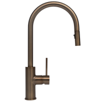 Zuri Antique Brass Pullout Sink Mixer