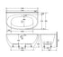 Fienza Keeto Back To Wall Bath | 1500mm & 1700mm | Gloss White Acrylic