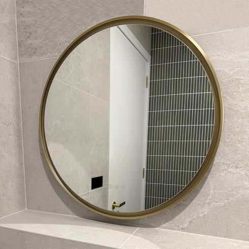 Radiant OLËK Aura Round 60 LED Framed Mirror