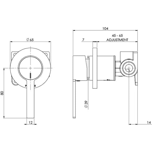 Phoenix Lexi MKII Shower Mixer