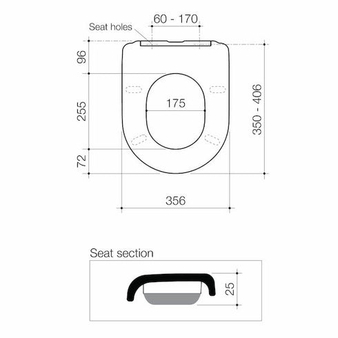 Liano Junior Soft Close Toilet Seat Single Flap