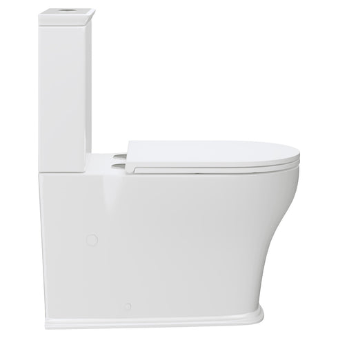 Fienza Lillian Tornado Flush BTW Toilet Suite with Slim Seat