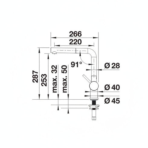 Blanco Linus S Pullout Sink Mixer